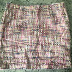 Le Chateau Tweed Lined Mini Skirt Size 5/6